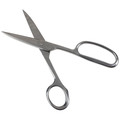 Scissors | Klein Tools G758LR 9 in. Straight Stainless Trimmer with Large Ring image number 2