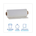 Trash & Waste Bins | Boardwalk K7663XCKX01 38 in. x 63 in. 60 Gallon 1.8 mil Industrial Drum Liners Rolls - Clear (75/Carton) image number 2
