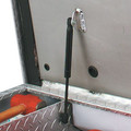 Crossover Truck Boxes | Delta 1-232000 Aluminum Single Lid Full-size Crossover Truck Box with Gearlock (Bright) image number 1