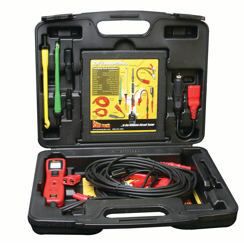 Power Probe Power Probe III Circuit Tester Kit with Lead Set (Red)