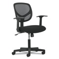  | Basyx HVST102 17 in. - 22 in. Seat Height 1-Oh-Two Mid-Back Task Chair Supports Up to 250 lbs. - Black image number 0