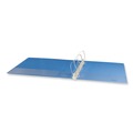 Office Jansan | Universal UNV20733 11 in. x 8.5 in. 2 in. Capacity 3 Rings Slant D-Ring View Binder - Light Blue image number 2