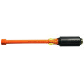 Nut Drivers | Klein Tools 646-7/16-INS 6 in. Hollow Shaft 7/16 in. Insulated Nut Driver image number 0