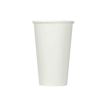 Karat 16 oz. Double Poly Paper Cold Cups - White (1000/Carton)