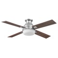 Ceiling Fans | Prominence Home 51681-45 52 in. Kyrra Contemporary Indoor Semi Flush Mount LED Ceiling Fan with Light - Pewter image number 1
