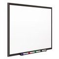  | Quartet 2544B Classic Series 48 in. x 36 in. Porcelain Magnetic Dry Erase Board - White Surface/Black Aluminum Frame image number 1