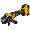 Angle Grinders | Dewalt DCG413R2 20V MAX XR Brushless Lithium-Ion 4-1/2 in. Cordless Paddle Switch Small Angle Grinder with Kickback Brake Kit with (2) 6 Ah Batteries image number 2