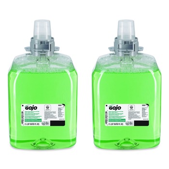 GOJO Industries 2000 mL Green Certified Foam Hair and Body Wash - Cucumber Melon Scent (2/Carton)