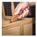 Office Jansan | Great Neck 2SBK 9 mm/18 mm Knife Snap-Off Utility Knife Set - Orange/Black image number 9
