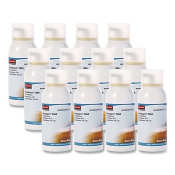 Rubbermaid Commercial FG4012581 2 oz. Aerosol Spray Microburst 3000 Refill - Ocean Breeze (12/Carton)