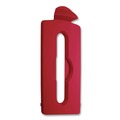 Paper & Dispensers | Rubbermaid Commercial 2007194 Slim Jim 16.5 in. x 8 in. x 0.5 in. Paper Recycling Top - Red image number 1