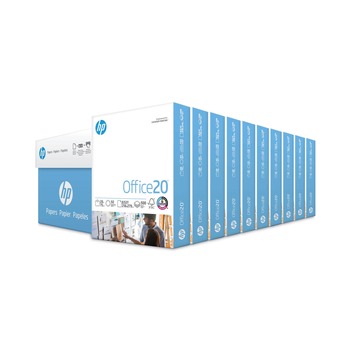 HP Papers 92 Bright 20 lbs. 8-1/2 in. x 11 in. Office Ultra-White Paper (10/Carton)