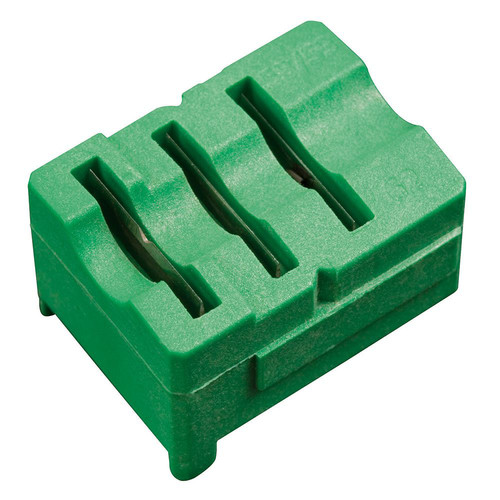 Electrical Crimpers | Klein Tools VDV113-021 3-Level RG58/59/62 Radial Stripper Cartridge - Green image number 0
