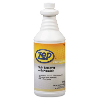 PRODUCTS | Zep Professional 1041705 Stain Remover With Peroxide, Quart Bottle, 6/carton