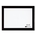 White Boards | Quartet 79282 23 x 17 Home Decor Magnetic Dry Erase Board - White Surface/Black Wood Frame image number 0