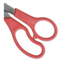 Office Jansan | Westcott 40618 8 in. Long 3.5 in. Cut Length Value Line Stainless Steel Shears - Offset Red Handle image number 1