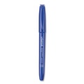 Universal UNV07073 Fine Bullet Tip Pen-Style Permanent Marker - Blue (1 Dozen) image number 2