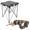 Jig Saws | Worx WX066-550L-BNDL Axis Conv Jigsaw to Reciprocating Saw and Sidekick Portable Work Table image number 0