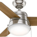Ceiling Fans | Hunter 59303 36 in. Aker Brushed Nickel Ceiling Fan with Light image number 6