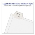 Office Jansan | Avery 01705 11 x 8.5 Allstate Style Preprinted Legal Exhibit Side 101 to 125 Tab Index Dividers - White (25-Pieces/Set) image number 6