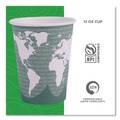 Cups and Lids | Eco-Products EP-BHC12-WAPK 12 oz. World Art Renewable and Compostable Hot Cups - Gray (50/Pack) image number 7