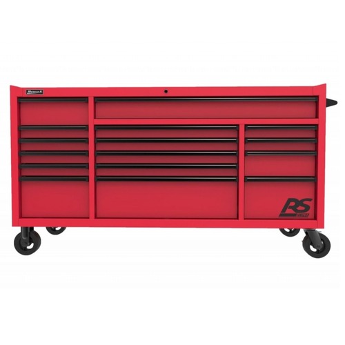 Cabinets | Homak RD04072160 RS PRO 72 in. 16 Drawer Roller Cabinet - Red image number 0