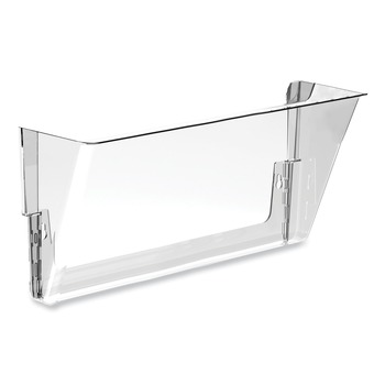 Storex 13 in. x 4 in. x 7 in. Letter Size Wall File - Clear