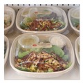 Food Service | World Centric BQLCS24 8.8 in. x 8.8 in. PLA Lids for Fiber Bowls - Clear (200/Carton) image number 2