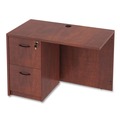 Labor Day Sale! Save $30 off $199! | Alera ALEVA354224MC 42 in. x 23.63 in. x 29.5 in. Valencia Series Reversible Return/Bridge Shell - Medium Cherry image number 8