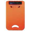 Office Jansan | Saunders 00543 1/2 in. Clip Cap 8-1/2 in. x 12 in. Sheets Hi-Vis Deskmate II with calculator - Orange image number 2