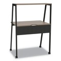  | Linea Italia LITSH764NW Kompass 33 in. x 23.75 in. x 48 in. Flexible Home/Office Desk - Natural Walnut image number 1