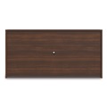 Office Filing Cabinets & Shelves | Alera AE1NNN-E723616P HRG 72 in. x 16 in. x 36 in. 4-Compartment Seville Hutch with Doors - Mahogany image number 3