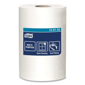 Tork 120133 Advanced 1-Ply 8.25 in. x 11.8 in. Centerfeed Hand Towels - White (6/Carton)