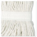 Mops | Boardwalk BWK2024RCT No. 24 Rayon Cut-End Wet Mop Head - White (12/Carton) image number 3