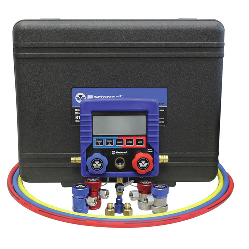Air Conditioning Manifold Gauge Sets | Mastercool 99172 9V R143a/R1234yf Dual Digital Manifold Kit image number 0