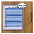 Office Jansan | C-Line 70912 9 in. x 12 in. Super Heavy Self-Adhesive Shop Ticket Holders - Clear Front (50/Box) image number 2
