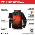 Heated Hoodies | Milwaukee 302-21 M12 12V LI-ION HEATED HOODIE KIT image number 3