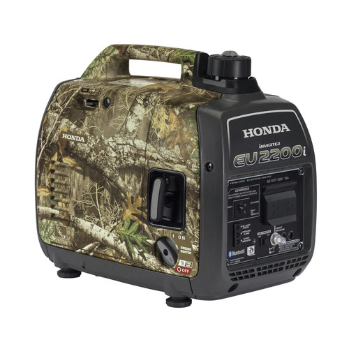 Inverter Generators | Honda EU2200ITAN3 EU2200i 120V 2200-Watt 121cc 0.95 Gallon Inverter Generator with Co-Minder - Camo image number 0