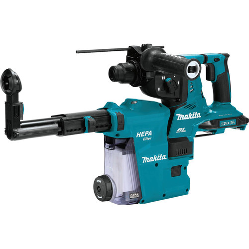 Rotary Hammers | Makita XRH10ZW 18V X2 LXT (36V) Brushless Cordless 1-1/8 in. AVT Rotary Hammer, accepts SDS-PLUS bits with Extractor, AFT, AWS Capable (Tool Only) image number 0