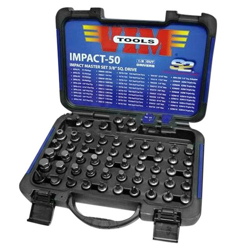 Socket Sets | VIM Tool IMPACT50 50-Piece 3/8 in. Square Drive Impact Master Set image number 0