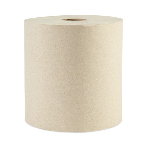 Paper Towels and Napkins | Boardwalk WPBWK32GREEN 8 in. x 800 ft. 1-Ply Green Xtra Roll Towels - Natural (6/Carton) image number 0