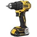 Drill Drivers | Dewalt DCD708C2-DCB204-BNDL 20V MAX XR ATOMIC Brushless Lithium-Ion 1/2 in. Cordless Compact Drill Driver Kit with 3 Batteries Bundle (1.5 Ah/4 Ah) image number 1