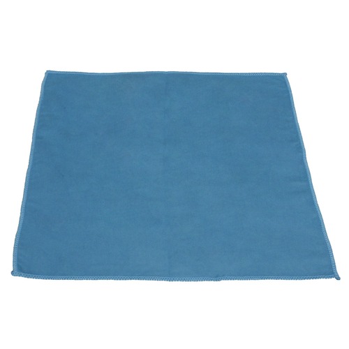 Cleaning & Janitorial Accessories | Impact IMP LFK100 16 in. x 16 in. Lightweight Microfiber Cloths - Blue (12-Piece/Pack, 18 Packs/Carton) image number 0