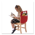 Office Chairs | Victor 10101 11 in. x 15.5 in. x 14 in. Fabric Elastic-Back Seat Sack for Chairs 12 in. to 17 in. Wide - Red image number 2