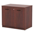  | Alera ALEVA613622MC 34.13 in. x 22.78 in. x 29.5 in. Valencia Series Storage Cabinet - Medium Cherry image number 2