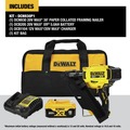 Framing Nailers | Dewalt DCN930P1 20V MAX Brushless Lithium-Ion 30-Degree Cordless Paper Tape Framing Nailer Kit (5 Ah) image number 1