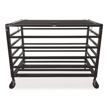 Champion Sports 24 in. x 47 in. x 37 in. 220 lbs. Capacity All Pro Lockable Metal Ball Locker - Black
