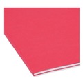Office Jansan | Smead 12743 1/3-Cut Tabs Assorted Letter Size 0.75 in. Expansion Colored File Folders - Red (100/Box) image number 8