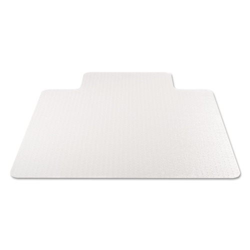  | Deflecto CM11232 Economat 45 in. x 53 in. Occasional Use Wide Lipped Chair Mat For Low Pile Carpet - Clear image number 0