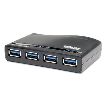 Tripp Lite 4 Ports USB 3.0 SuperSpeed Hub - Black
